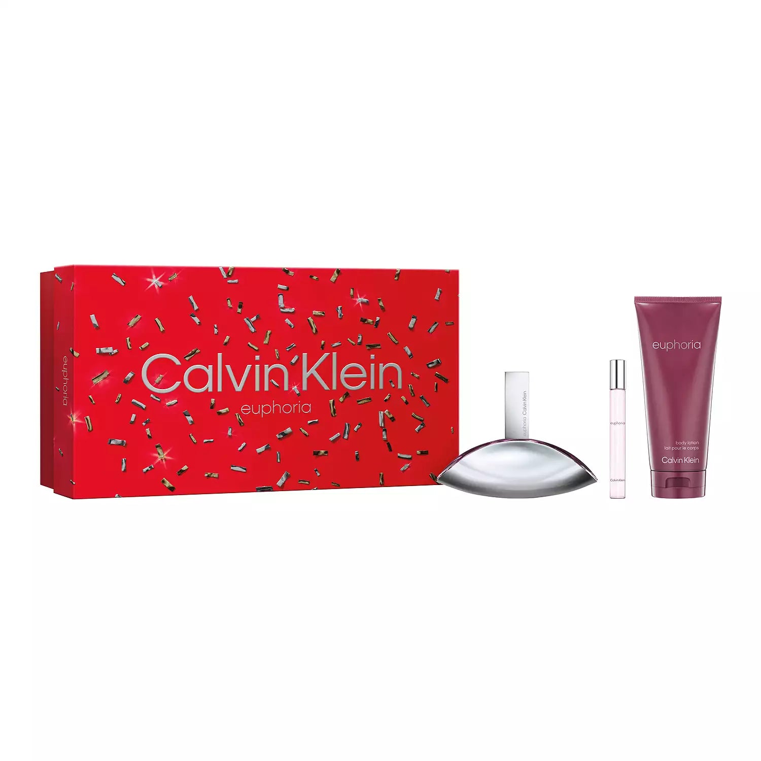 CALVIN KLEIN EUPHORIA (W) SET EDP 100ml 10ml EDP 200ml BL