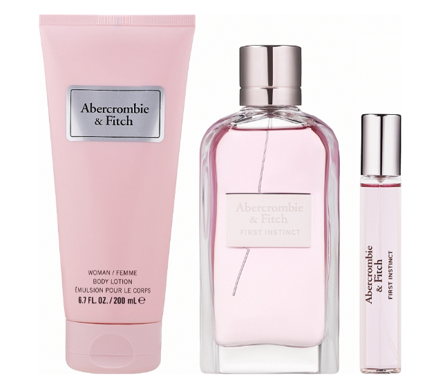 ABERCROMBIE & FITCH FIRST INSTINCT (W) SET EDP 100ML + EDP 15ML + BL 200ML
