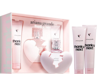ARIANA GRANDE THANK U NEXT (W) SET EDP 100ML +100ML BODY CREAM + 100ML SG - ARIANA GRANDE - Fragrance HQ Kenya