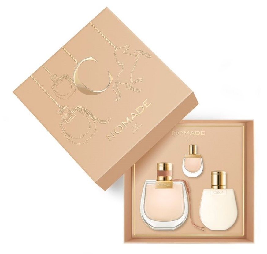 CHLOE NOMADE (W) SET EDP 75ML + BL 100ML + 5ML Travel Set - CHLOE - Fragrance HQ Kenya