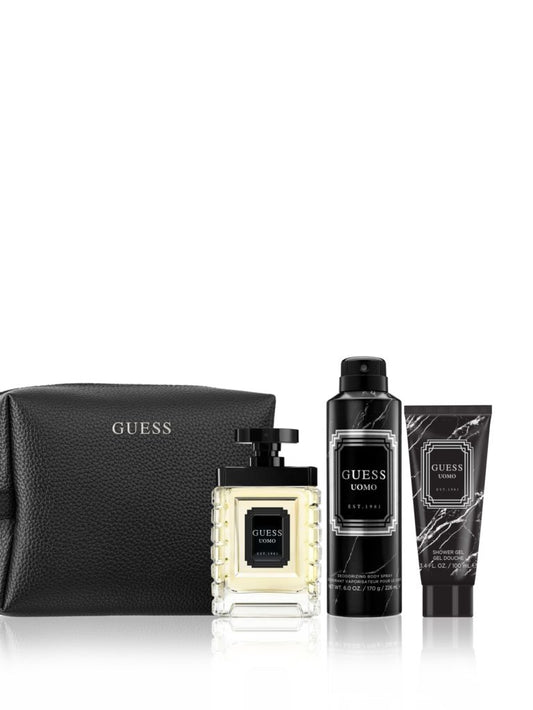 GUESS UOMO INTENSO (M) SET EDP 100ML + BODY SPRAY 225ML + SG 100ML + POUCH