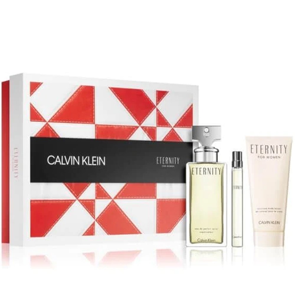 CALVIN KLEIN ETERNITY (W) SET EDP 100ML + EDP 10ML + BL 100ML - CALVIN KLEIN - Fragrance HQ Kenya