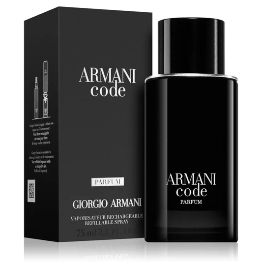 GIORGIO ARMANI CODE (M) PARFUM 75ML REFILLABLE