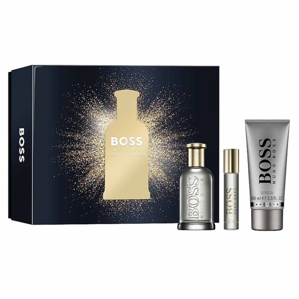 HUGO BOSS BOSS BOTTLED (M) SET EDP 100ML + EDP 10ML + SG 100ML ...