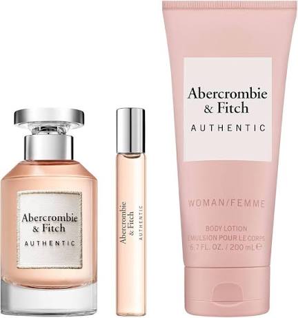ABERCROMBIE & FITCH AUTHENTIC (W) SET EDP 100ML + EDP 15ML + BL 200ML