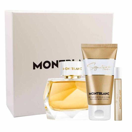 MONT BLANC SIGNATURE ABSOLUE (W) SET EDP 90ML + EDP 7.5ML + BL 100ML